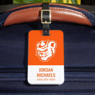 Sam Houston State University Bearkat Mascot Luggage Tag