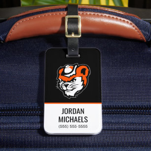 Sam Houston State University Bearkat Mascot Luggage Tag