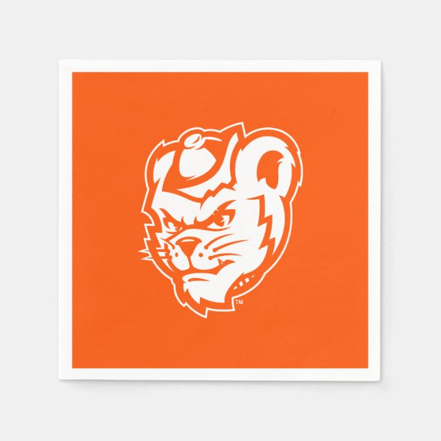Sam Houston State University Bearkat Mascot Napkins (Front)