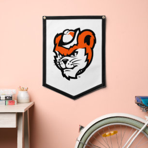 Sam Houston State University Bearkat Mascot Pennant