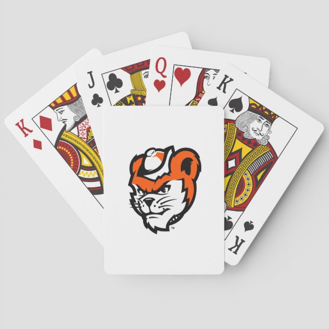 Sam Houston State University Bearkat Mascot Poker Cards (Back)