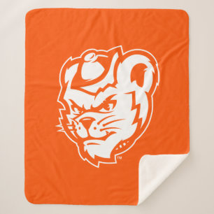 Sam Houston State University Bearkat Mascot Sherpa Blanket