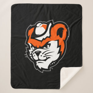 Sam Houston State University Bearkat Mascot Sherpa Blanket