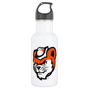 Sam Houston State University Bearkat Mascot Stainless Steel Water Bottle
