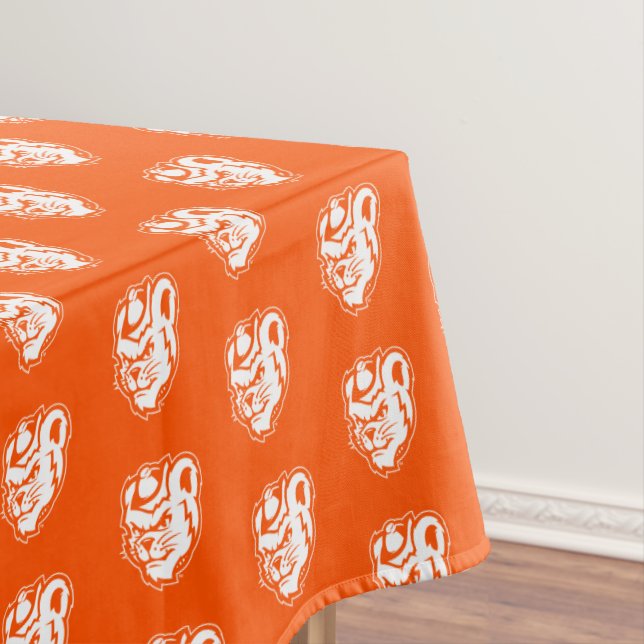 Sam Houston State University Bearkat Mascot Tablecloth (In Situ)