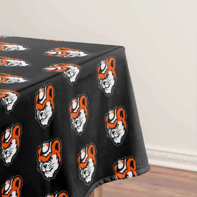 Sam Houston State University Bearkat Mascot Tablecloth (In Situ)