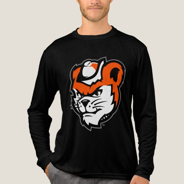 Sam Houston State University Bearkat Mascot Tri-Blend Shirt (Front)