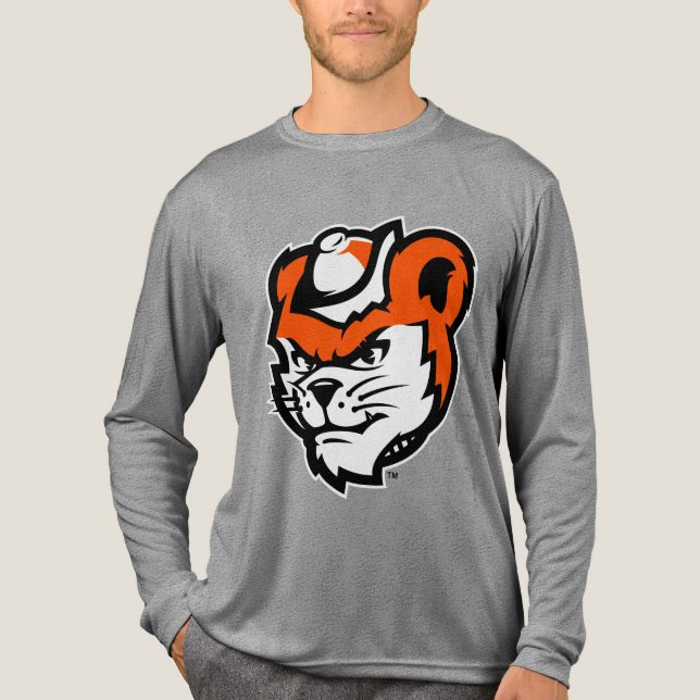 Sam Houston State University Bearkat Mascot Tri-Blend Shirt (Front)