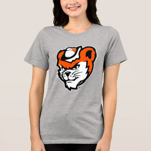 Sam Houston State University Bearkat Mascot Tri-Blend Shirt