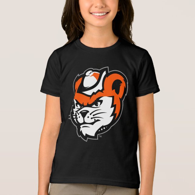 Sam Houston State University Bearkat Mascot Tri-Blend Shirt (Front)