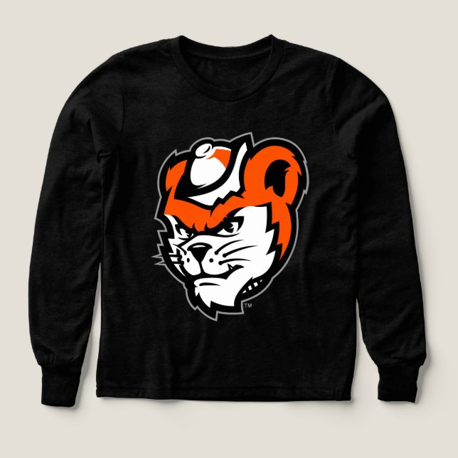 Sam Houston State University Bearkat Mascot Tri-Blend Shirts (Design Front)