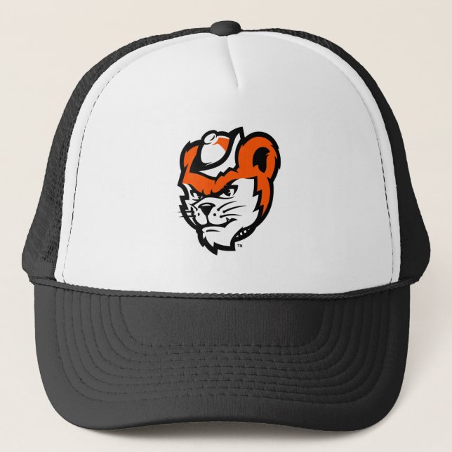 Sam Houston State University Bearkat Mascot Trucker Hat (Front)