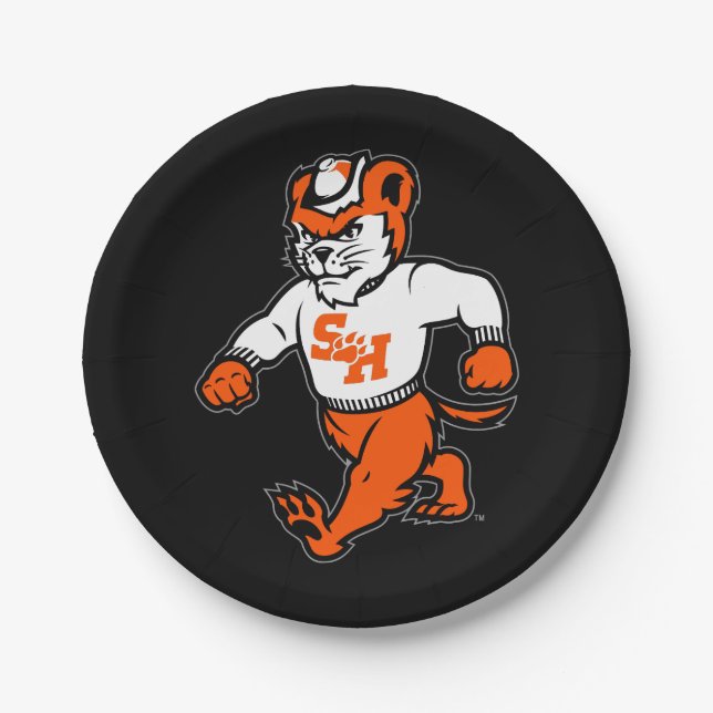 Sam Houston State University Bearkat Paper Plates (Front)