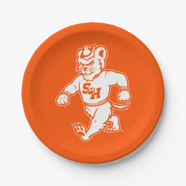 Sam Houston State University Bearkat Paper Plates (Front)