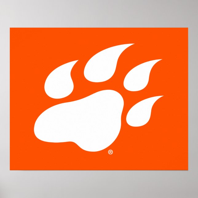 Sam Houston State University Bearkat Paw Print (Front)