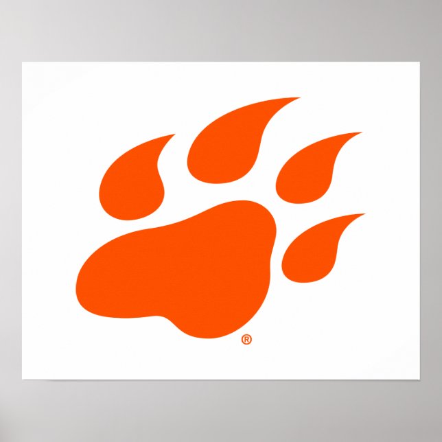 Sam Houston State University Bearkat Paw Print (Front)