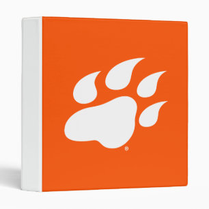 Sam Houston State University Bearkat Paw Print 3 Ring Binder