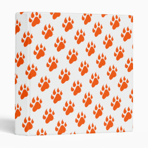 Sam Houston State University Bearkat Paw Print 3 Ring Binder