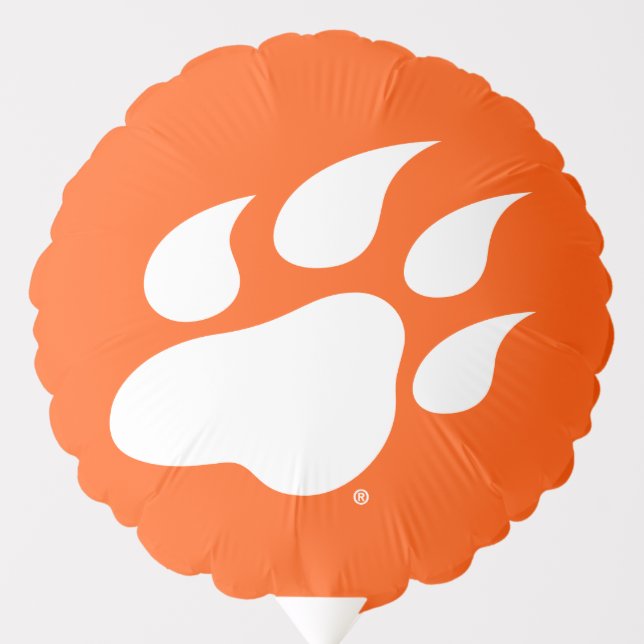 Sam Houston State University Bearkat Paw Print Balloon (Front)