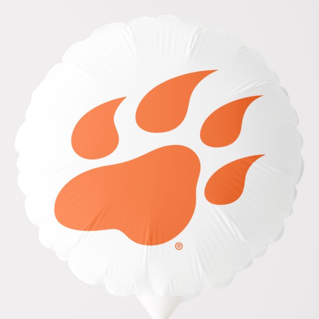 Sam Houston State University Bearkat Paw Print Balloon (Front)
