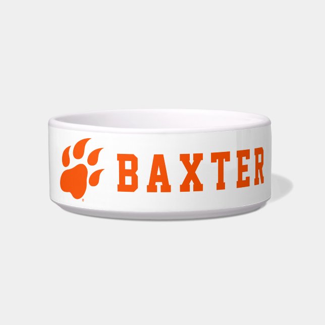 Sam Houston State University Bearkat Paw Print Bowl (Front)