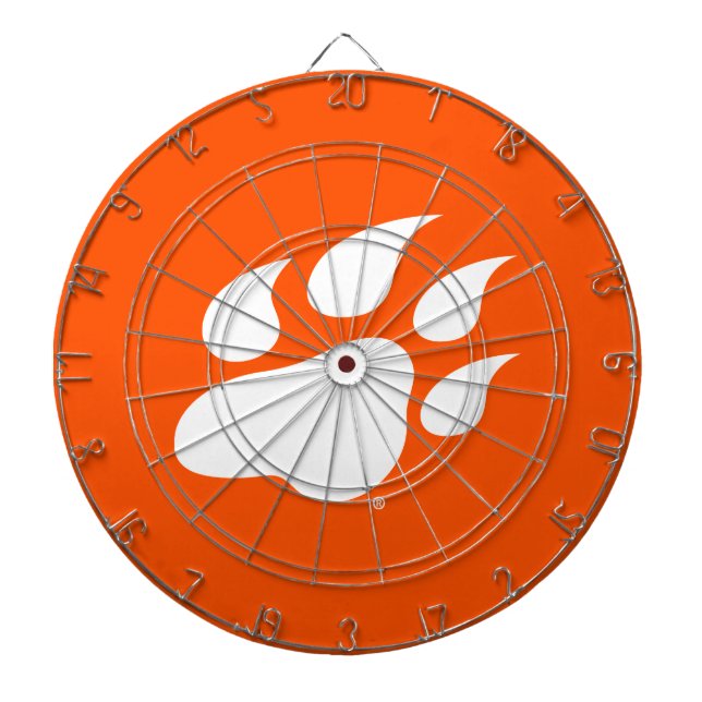 Sam Houston State University Bearkat Paw Print Dart Board (Front)