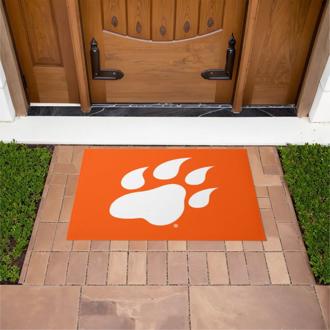 Sam Houston State University Bearkat Paw Print Doormat (Outdoor)