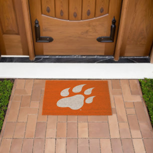 Sam Houston State University Bearkat Paw Print Fiber Doormat