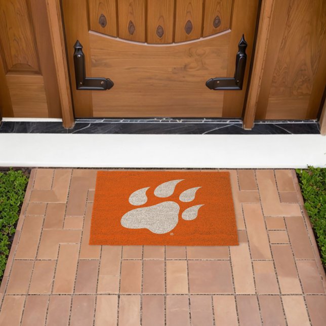 Sam Houston State University Bearkat Paw Print Fiber Doormat (Insitu (Outdoor))