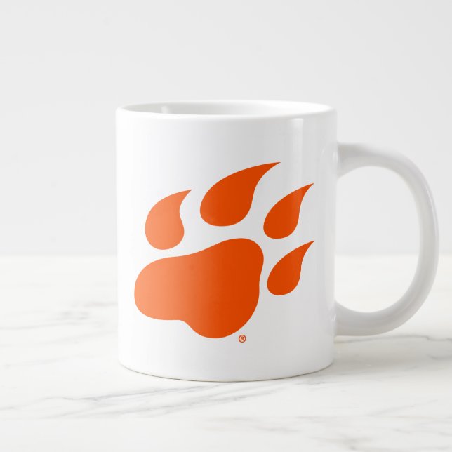 Sam Houston State University Bearkat Paw Print Giant Coffee Mug (Right)