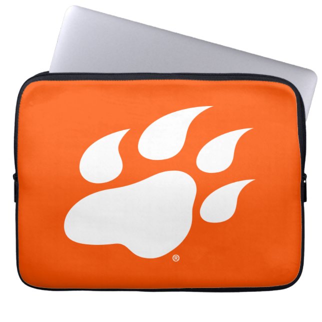 Sam Houston State University Bearkat Paw Print Laptop Sleeve (Front)