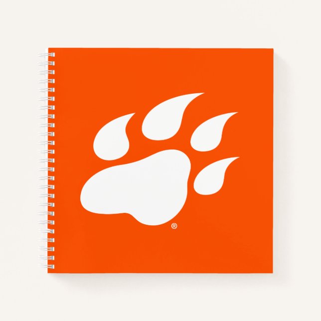 Sam Houston State University Bearkat Paw Print Notebook (Front)