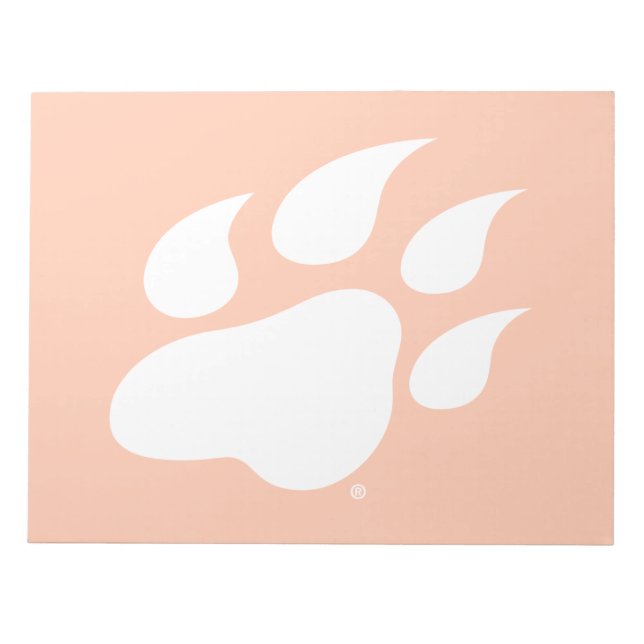 Sam Houston State University Bearkat Paw Print Notepad (Front)