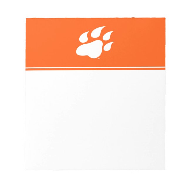 Sam Houston State University Bearkat Paw Print Notepad (Front)