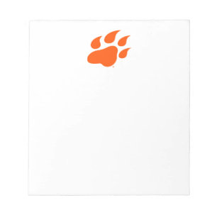 Sam Houston State University Bearkat Paw Print Notepad