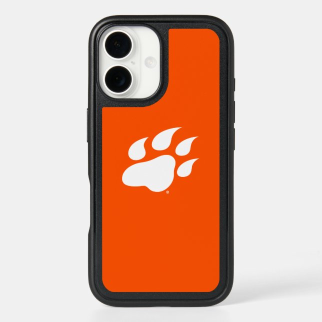 Sam Houston State University Bearkat Paw Print Otterbox iPhone Case (Back)