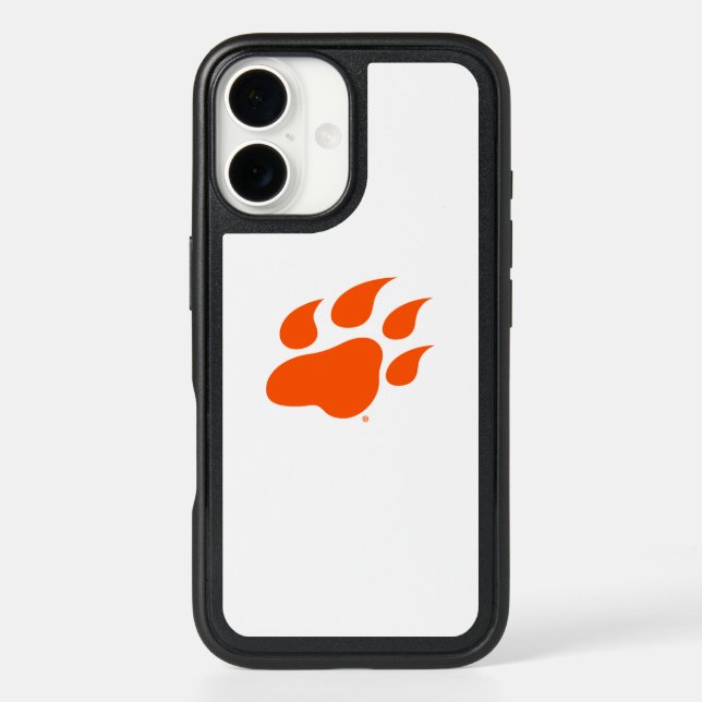 Sam Houston State University Bearkat Paw Print Otterbox iPhone Case (Back)