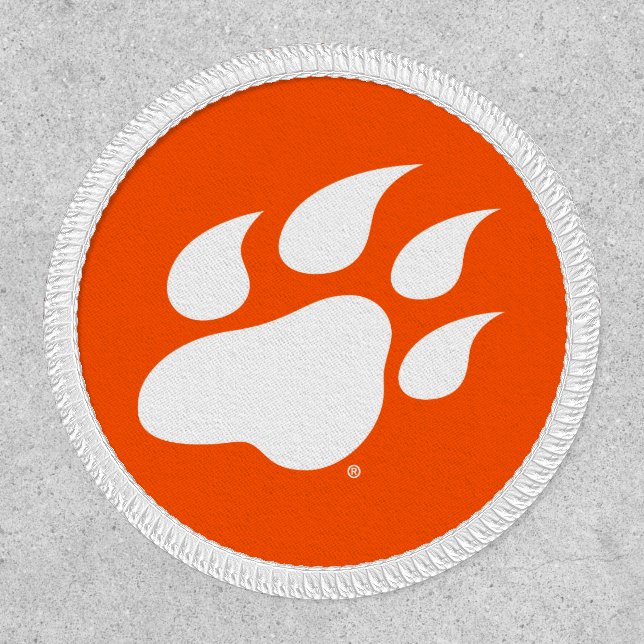 Sam Houston State University Bearkat Paw Print Patch (Front)