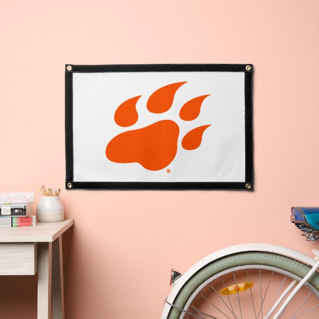 Sam Houston State University Bearkat Paw Print Pennant (Insitu 2)