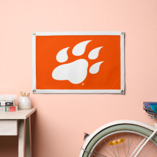 Sam Houston State University Bearkat Paw Print Pennant