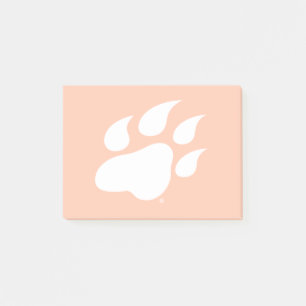 Sam Houston State University Bearkat Paw Print Post-it Notes
