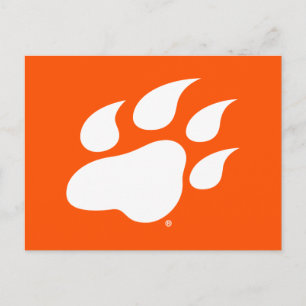 Sam Houston State University Bearkat Paw Print Postcard