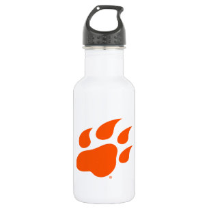 Sam Houston State University Bearkat Paw Print Stainless Steel Water Bottle