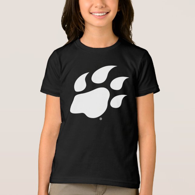 Sam Houston State University Bearkat Paw Print Tri-Blend Shirt (Front)