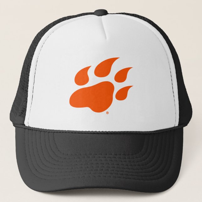 Sam Houston State University Bearkat Paw Print Trucker Hat (Front)
