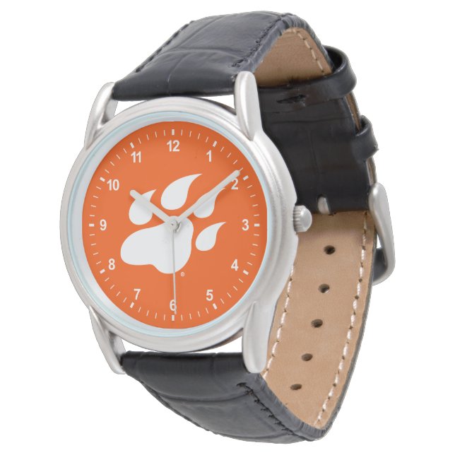 Sam Houston State University Bearkat Paw Print Watch (Angled)