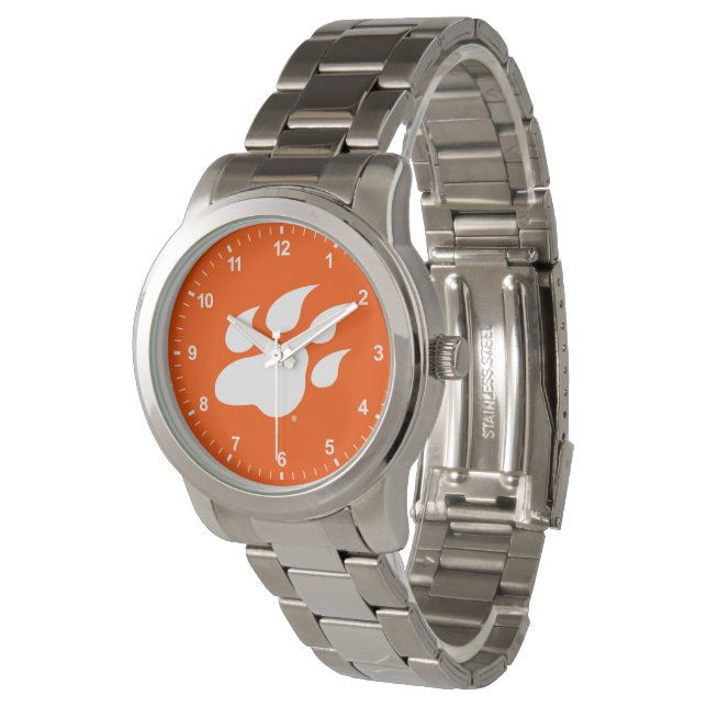 Sam Houston State University Bearkat Paw Print Watch (Angled)