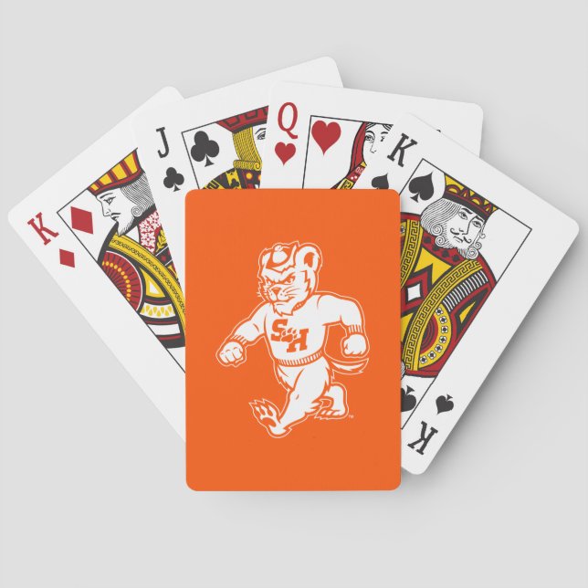 Sam Houston State University Bearkat Poker Cards (Back)