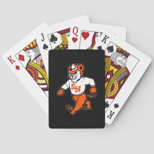 Sam Houston State University Bearkat Poker Cards (Back)
