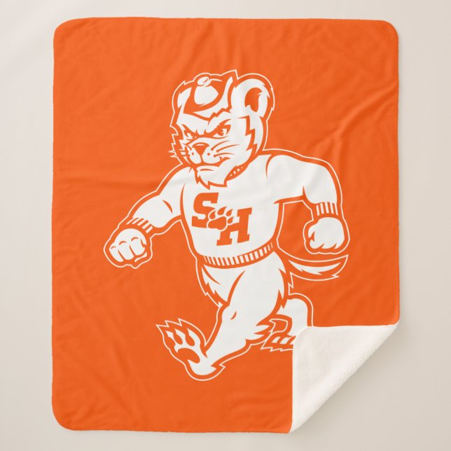 Sam Houston State University Bearkat Sherpa Blanket (Front)